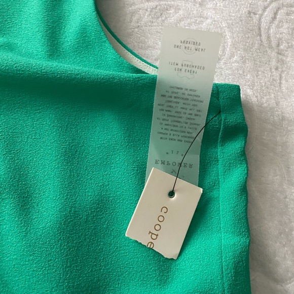 NWT Cooper & Ella Green +White Dress - Picture 8 of 9